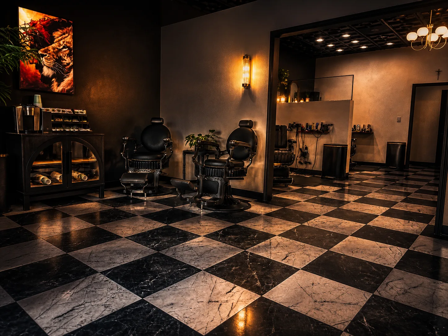 Chanel Barbershop interior