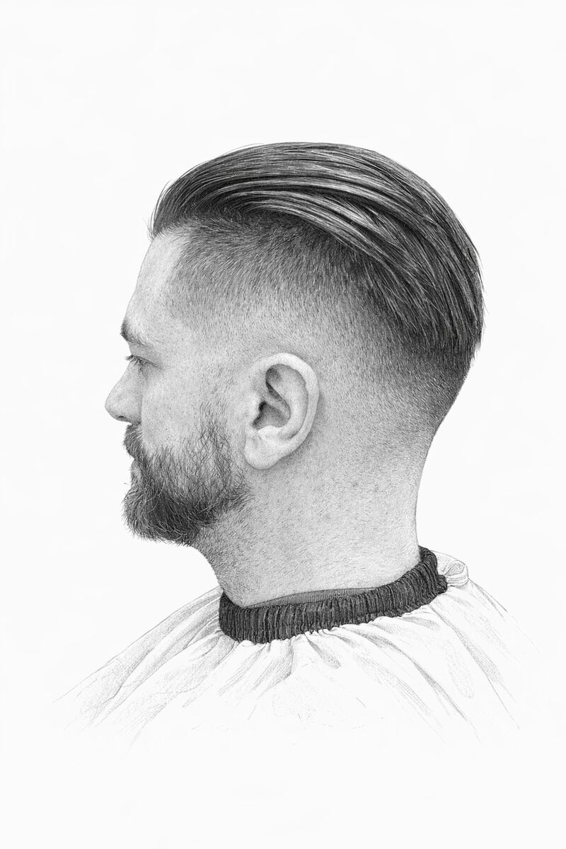 Slick Back Fade