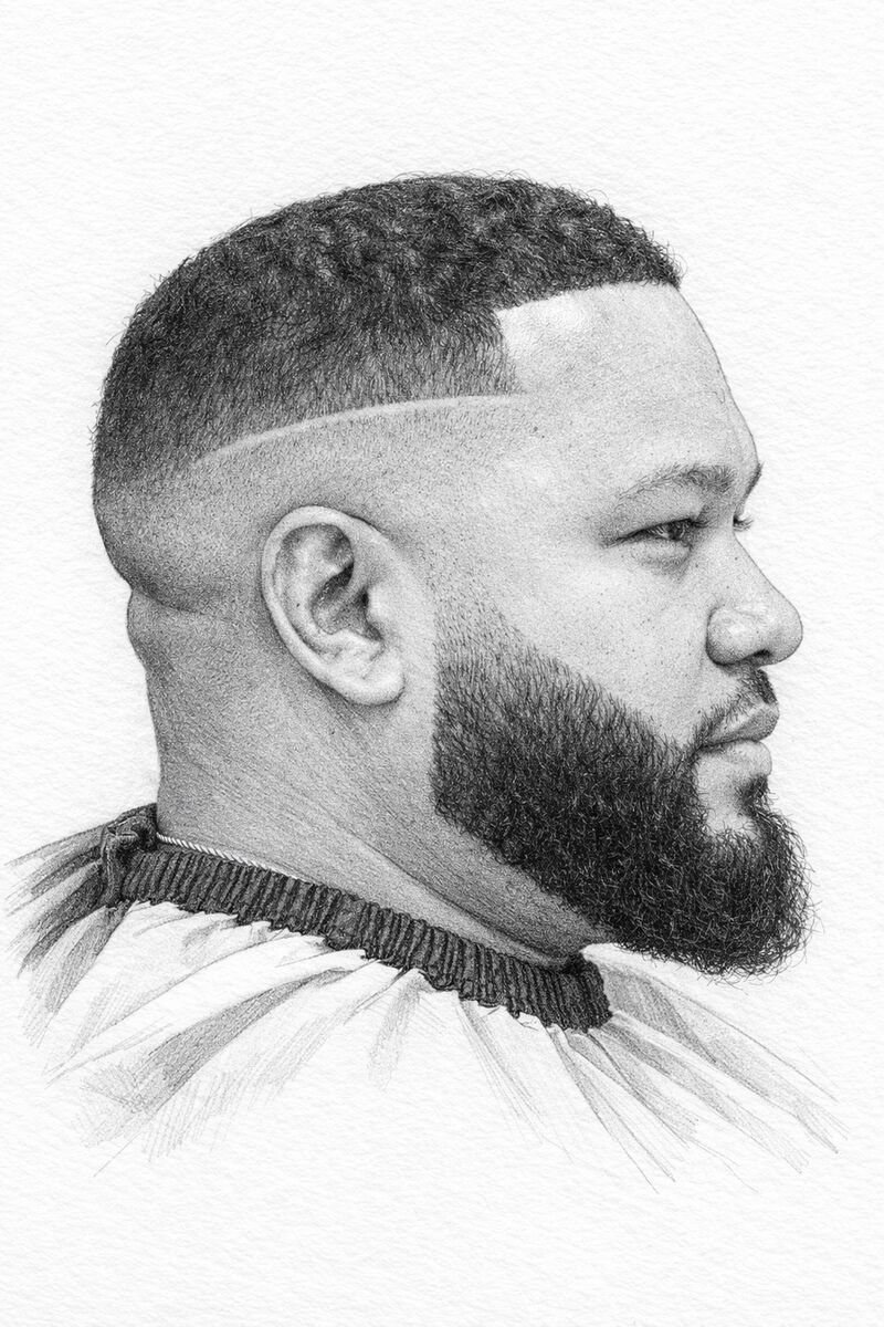 Mid Fade with Part / Design