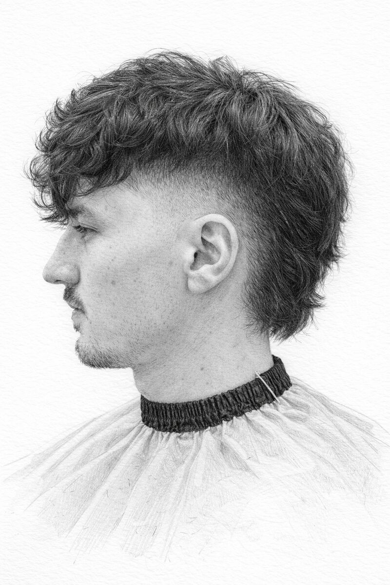 High Skin Mullet